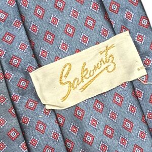 SAKOWITZ silk vintage tie